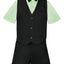 S-8000 BOY'S SHORTS FORMAL STRIPED VEST SET 6M-24M AND 2-7 IN 6 COLORS (GREEN-PURPLE-ROYAL BLUE-TURQ-RED-SKY BLUE)