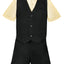 S-8000 BOY'S SHORTS FORMAL STRIPED VEST SET 6M-24M AND 2-7 IN 5 COLORS 9BANANA-FUCSHIA-LILAC-LIME-MELON)