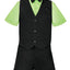 S-8000 BOY'S SHORTS FORMAL STRIPED VEST SET 6M-24M AND 2-7 IN 5 COLORS 9BANANA-FUCSHIA-LILAC-LIME-MELON)