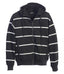 ZH-916 Men's Hoodie solid w/ stripes Metal Zipper