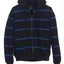 ZH-916 Men's Hoodie solid w/ stripes Metal Zipper